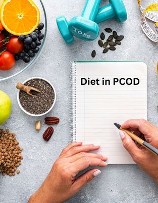 Diet in PCOD Management